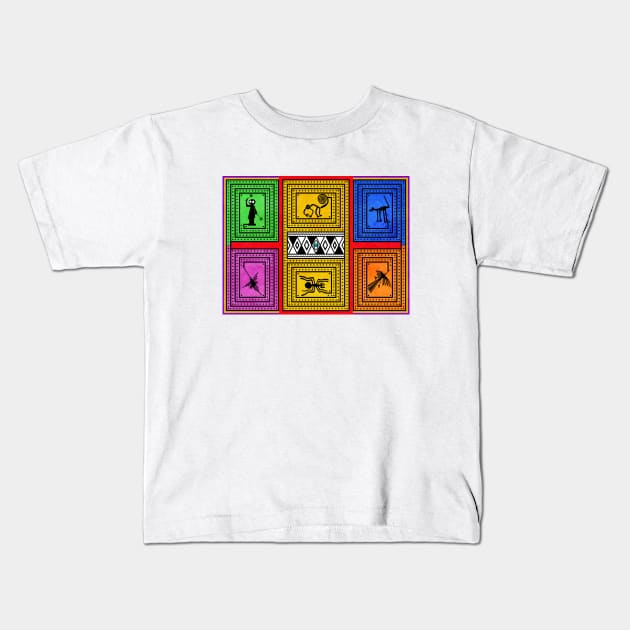 Nazca #1 Kids T-Shirt by SiSuSiSu